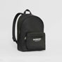 Burberry Logo Print Nylon Backpack in Black 80161091 - thumb-3