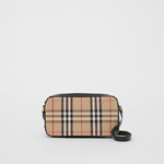 Burberry Small Vintage Check and Leather Camera Bag 80207251