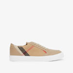 Burberry House Check Cotton and Leather Sneakers 80243301