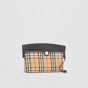 Burberry Vintage Check and Leather Society Clutch 80268361 - thumb-3