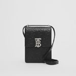 Burberry Monogram Leather Robin Bag in Black 80328991