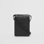 Burberry Monogram Leather Robin Bag in Black 80328991 - thumb-4