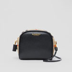 Burberry Micro Leather and Vintage Check Cube Bag 80329741