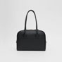 Burberry Medium Leather Half Cube Bag in Black 80350551 - thumb-4