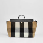 Burberry Check Merino Wool Cashmere Society Holdall 80352041