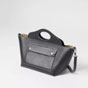Burberry Mini Leather Soft Pocket Tote in Black 80401231 - thumb-2