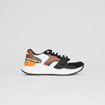 Burberry Leather Suede and Vintage Check Sneakers 80402151