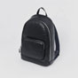 Burberry Embossed Check Leather Backpack in Black 80460151 - thumb-2