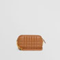Burberry Mini Quilted Lambskin Lola Camera Bag in Maple Brown 80490481 - thumb-3