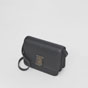 Burberry Grainy Leather Small TB Bag in Black 80491221 - thumb-2