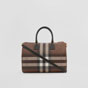 Burberry Check and Leather Medium Bowling Bag 80523481 - thumb-4