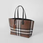 Burberry Check and Leather Medium Tote 80525041 - thumb-2