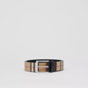 Burberry Vintage Check and Leather Belt 80527821 - thumb-2