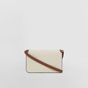 Burberry Horseferry Print Canvas and Leather Mini Note Bag 80552201 - thumb-4
