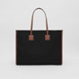 Burberry Two-tone Canvas and Leather Medium Freya Tote 80557471 - thumb-4