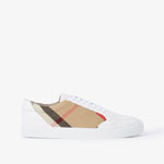 Burberry House Check and Leather Sneakers 80567121