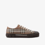 Burberry Check Cotton Sneakers in Birch Brown 80568281