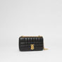 Burberry Quilted Leather Mini Lola Bag in Black 80594921 - thumb-3