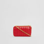 Burberry Quilted Leather Mini Lola Bag in Bright Red 80600671 - thumb-4