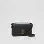 Burberry Grainy Leather Mini TB Bag in Black 80631251 - thumb-3