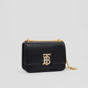 Burberry Crystal Detail Leather Small TB Bag in Black 80631341 - thumb-3