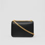 Burberry Crystal Detail Leather Small TB Bag in Black 80631341 - thumb-4