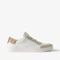 Burberry Leather Suede and Check Cotton Sneakers 80664681 - thumb-2