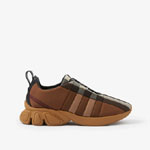 Burberry Quilted Nylon and Leather Classic Sneakers 80700551
