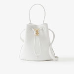 Burberry Mini TB Bucket Bag in Optic White 80704891