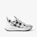 Burberry Check and Leather Sneakers 80708561