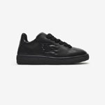 Burberry Leather Box Sneakers in Black 80833251