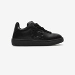 Burberry Leather Box Sneakers in Black 80833841