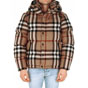 Burberry Detachable Sleeve Check Cotton Hooded Puffer 80894909 - thumb-2