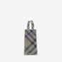 Burberry Mini Check Knitted Tote in Lichen 80904041 - thumb-2