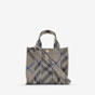 Burberry Mini Check Knitted Tote in Lichen 80904041 - thumb-3