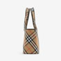 Burberry Small Check Tote in Sand 80946851 - thumb-2