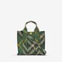 Burberry Mini Check Knitted Tote in Ivy 80957851 - thumb-3