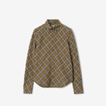 Burberry Check Cotton Shirt in Oxide 80982511