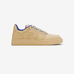 Burberry Leather Stock Sneakers in Vanilla 80995071