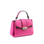 Bvlgari Serpenti Viper Top handle bag in pink spinel black smooth calf leather 282337 - thumb-2