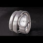 Bvlgari Serpenti 23mm White Dial Stainless Steel Case With Diamonds Double Steel Bracelet BV5809 - thumb-2
