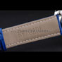 Bvlgari Novelties White Dial Silver Case Blue Leather Strap BV5843 - thumb-4
