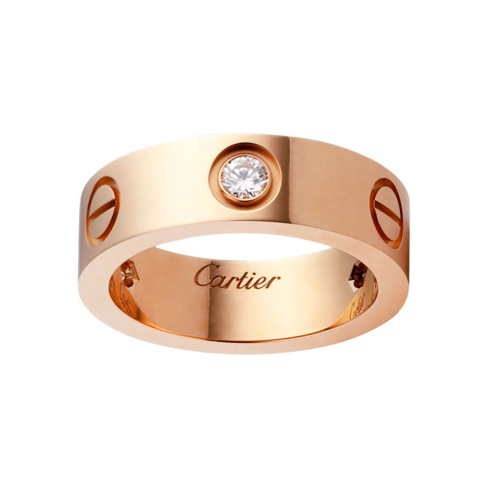 Cartier Love ring 3 diamonds B4087500