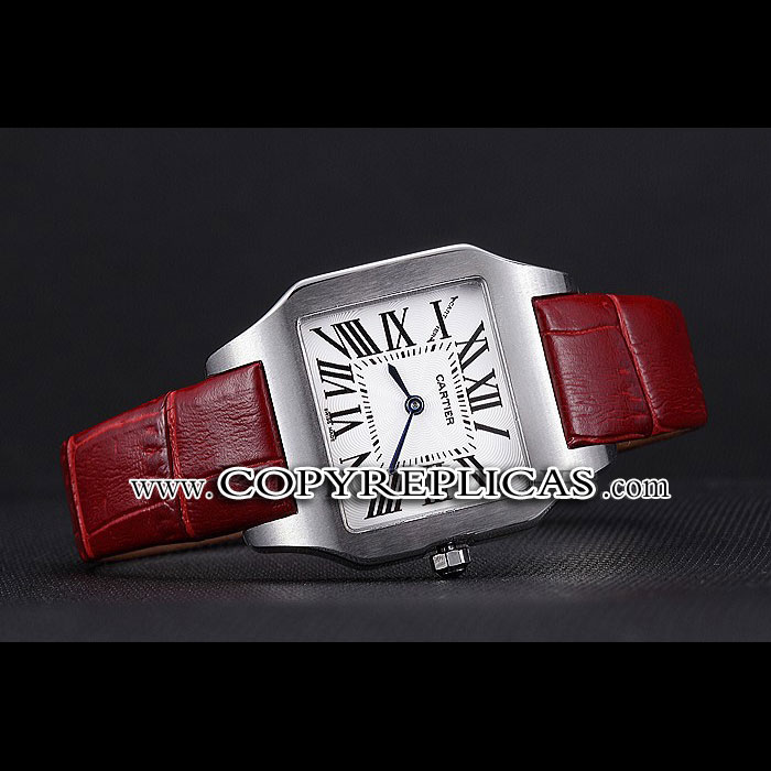 Cartier Santos 100 Polished Stainless Steel Bezel CTR6057 - Photo-2