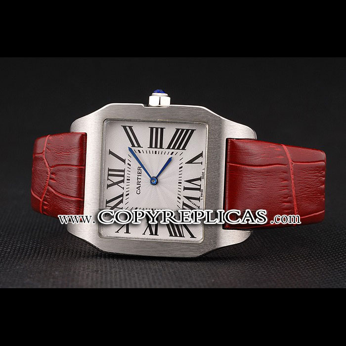 Cartier Santos 100 Polished Stainless Steel Bezel CTR6060 - Photo-2
