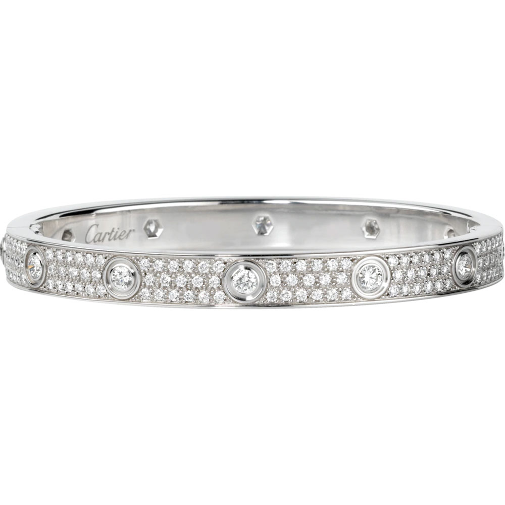 Cartier Love bracelet diamond paved N6033602