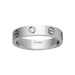 Cartier Love wedding band 1 diamond B4050500