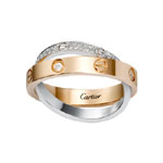 Cartier Love ring diamond paved B4094600