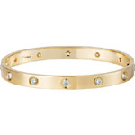 Cartier Love bracelet 10 diamonds B6040517