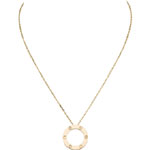 Cartier Love necklace 3 diamonds B7014500